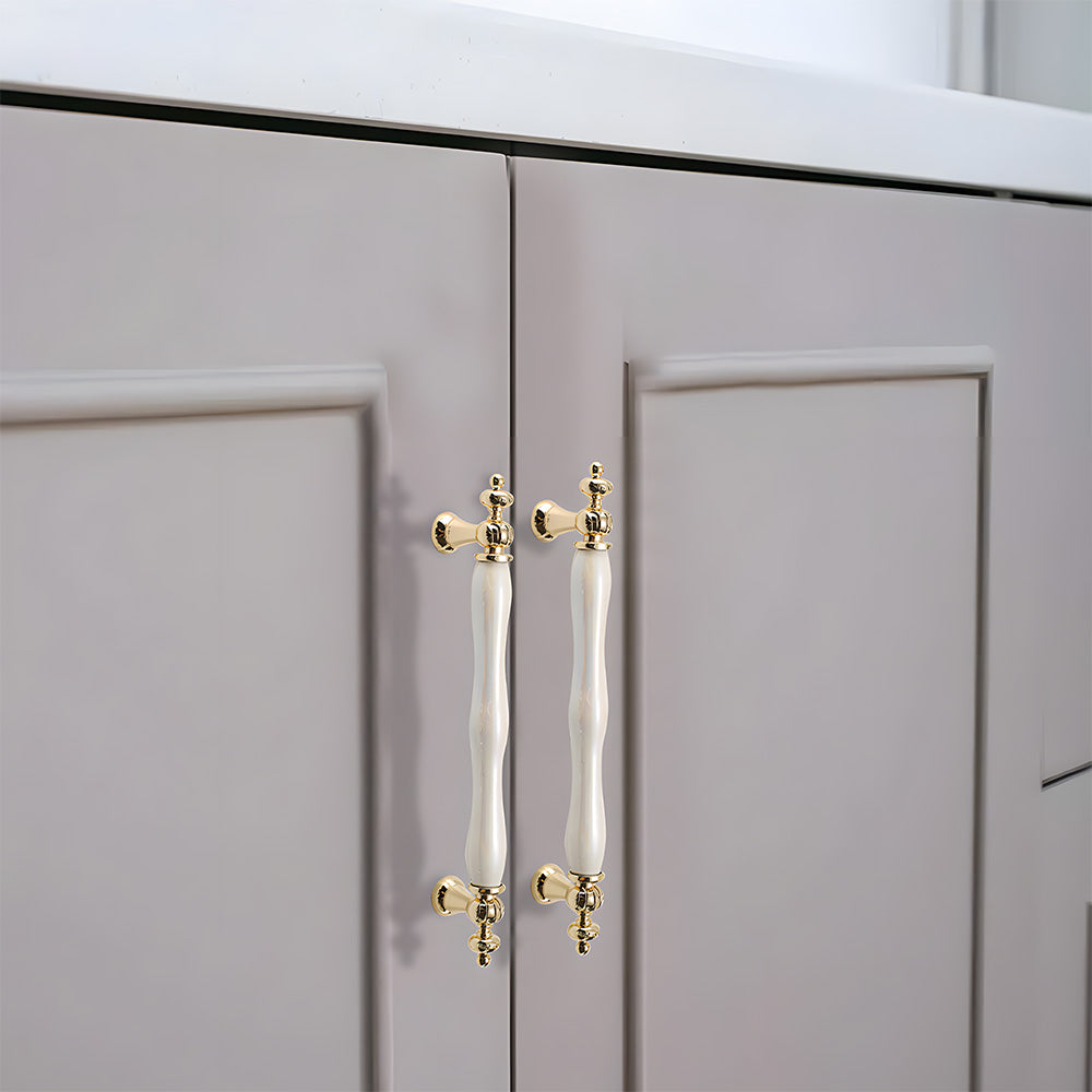 Luxury Colorful Ceramic Cabinet Wardrobe Handle