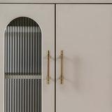 Vintage Bronze Brass Wardrobe Door T-shaped Handle