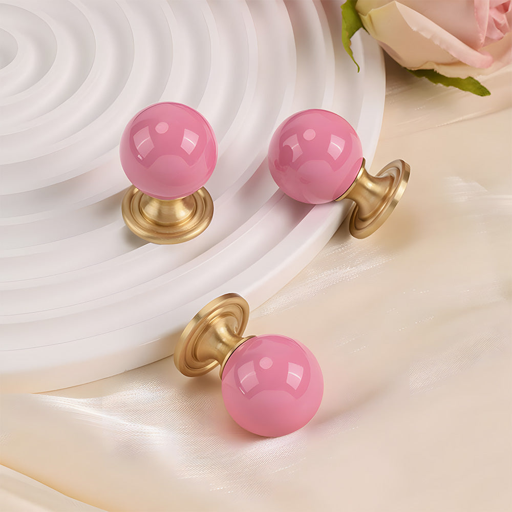 Creative Ball Brass Cabinet Knobs