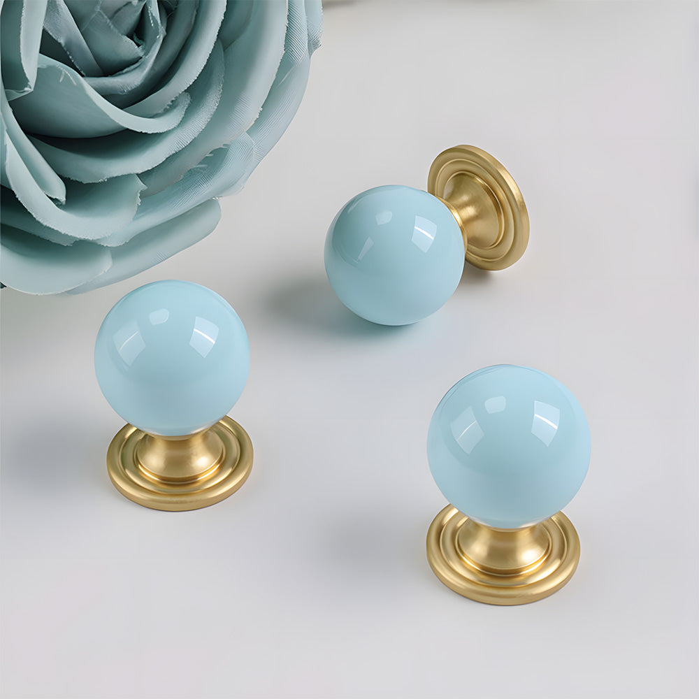 Creative Ball Brass Cabinet Knobs
