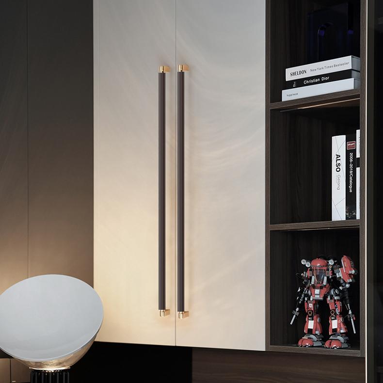 Two-Color Splicing Aluminum Alloy Cabinet Handles