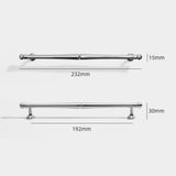 Modern Bright Chrome Brass Drawer Handle Kitchen Bar Furniture Handle