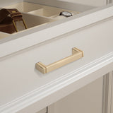 Modern Minimalist Zinc Alloy Square Cabinet Handle