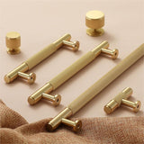 Modern Solid Brass Striped Bar Cabinet and Drawer Pulls