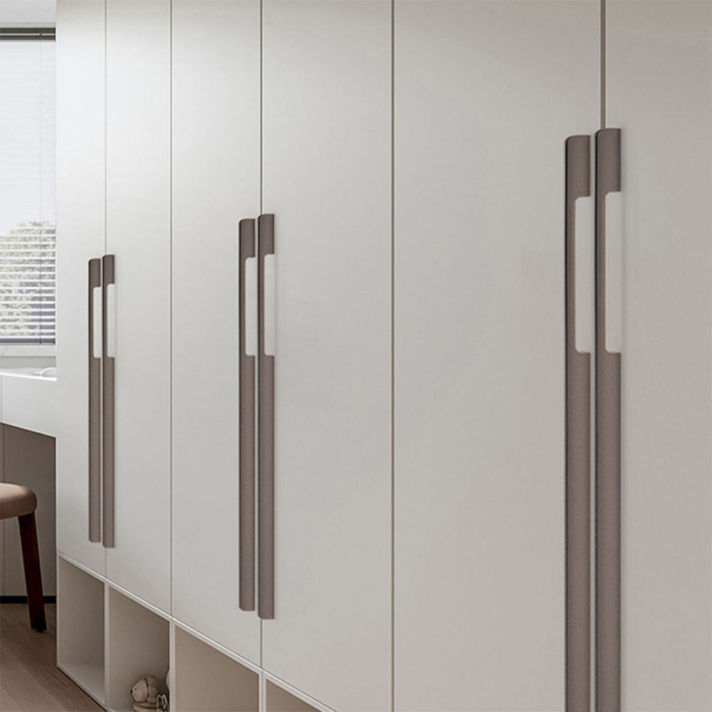 Modern Aluminum Alloy Slimline Gold Cabinet Drawer Handles