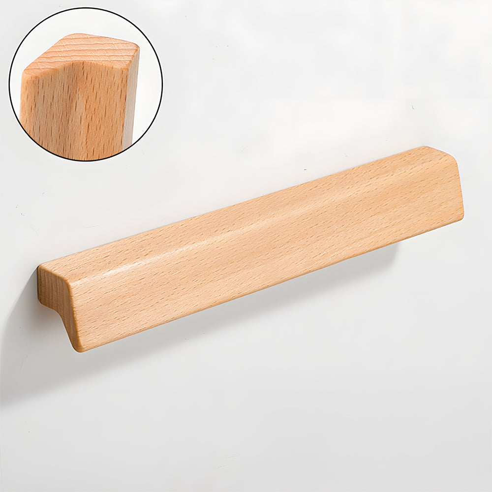 Natural Wood Lucky 7 Cabinet Handles