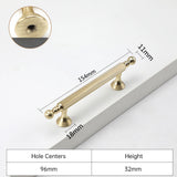 Modern Zinc Alloy Kitchen Cabinet Handles