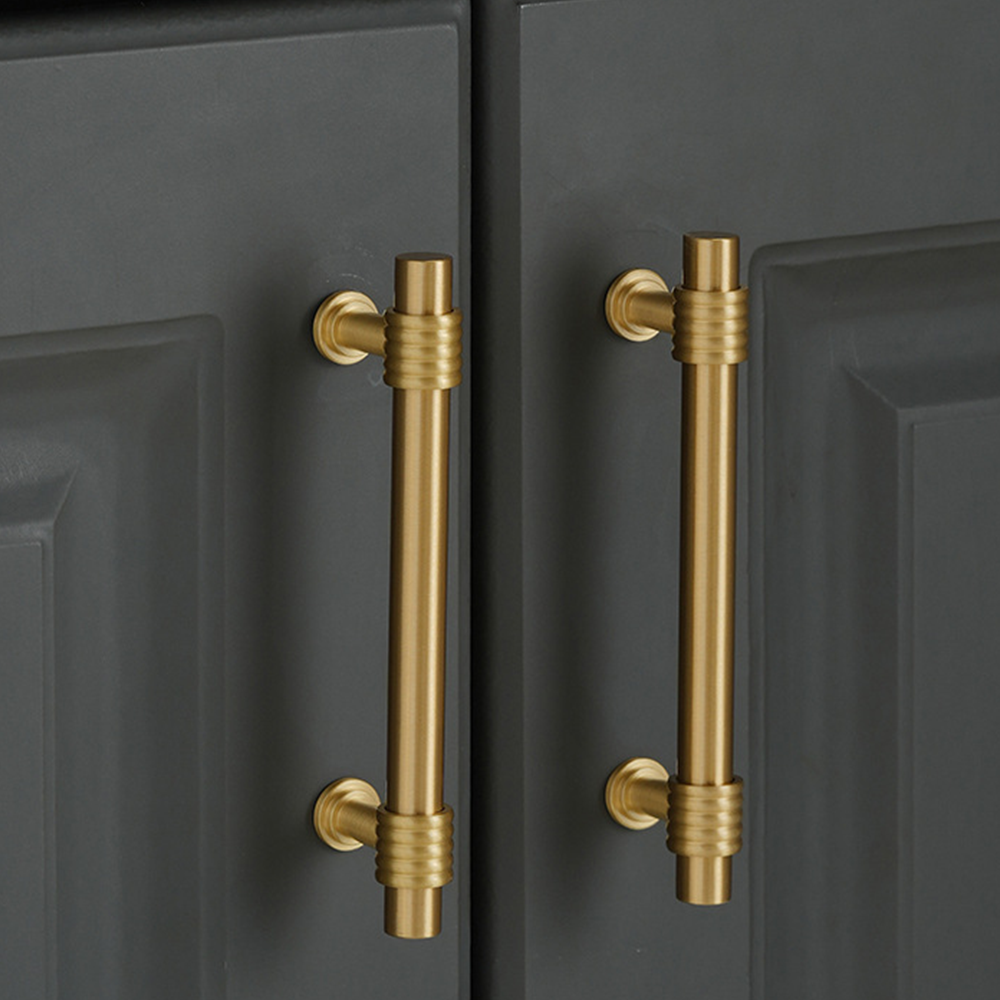 Solid Brass Round Cupboard Pulls and Knobs