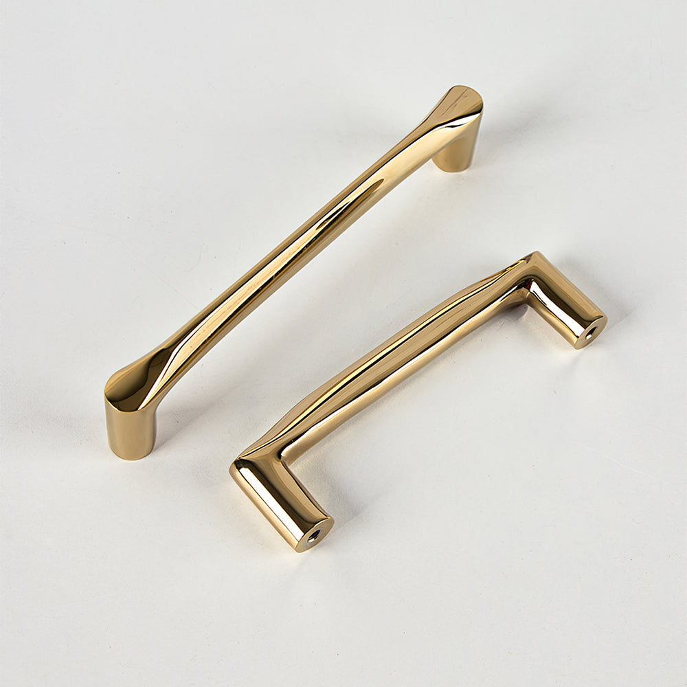 Contemporary Brass Kitchen Cabinet Handles