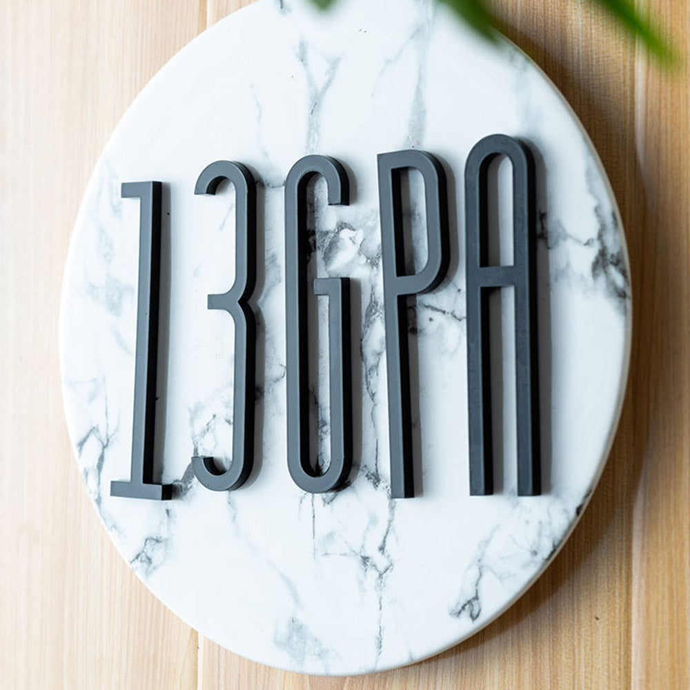 Modern Acrylic Address House Number