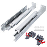 Silver Soft Close Undermount Slides Drawer Slides