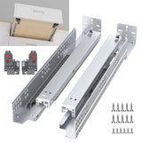 Hidden Bottom Mount Full Extension Soft Close Undermount Drawer Slides