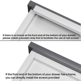 Hidden Bottom Mount Full Extension Soft Close Undermount Drawer Slides