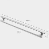 Zinc Alloy Square T Bar Cabinet Handles