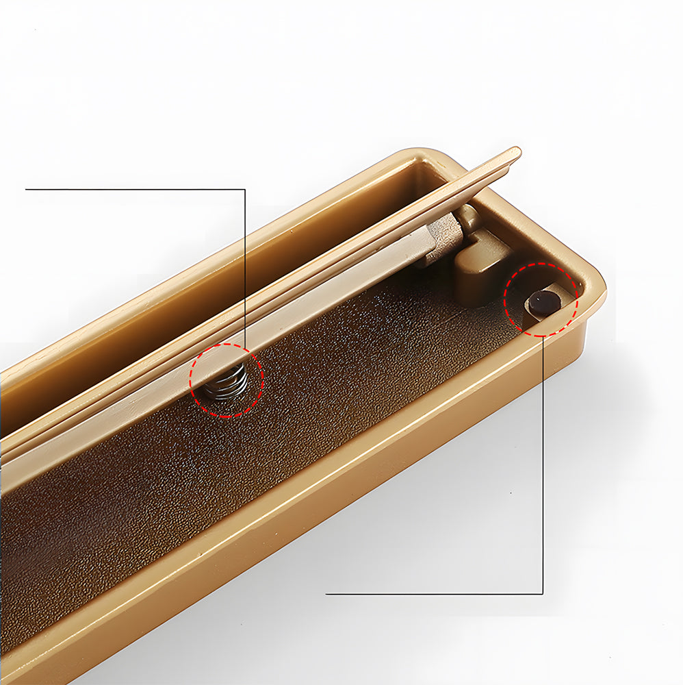 Sleek Hidden Embedded Cabinet Handles