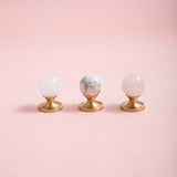 Personality Crystal Brass French Light Luxury Style Wardrobe Cabinet  Pull