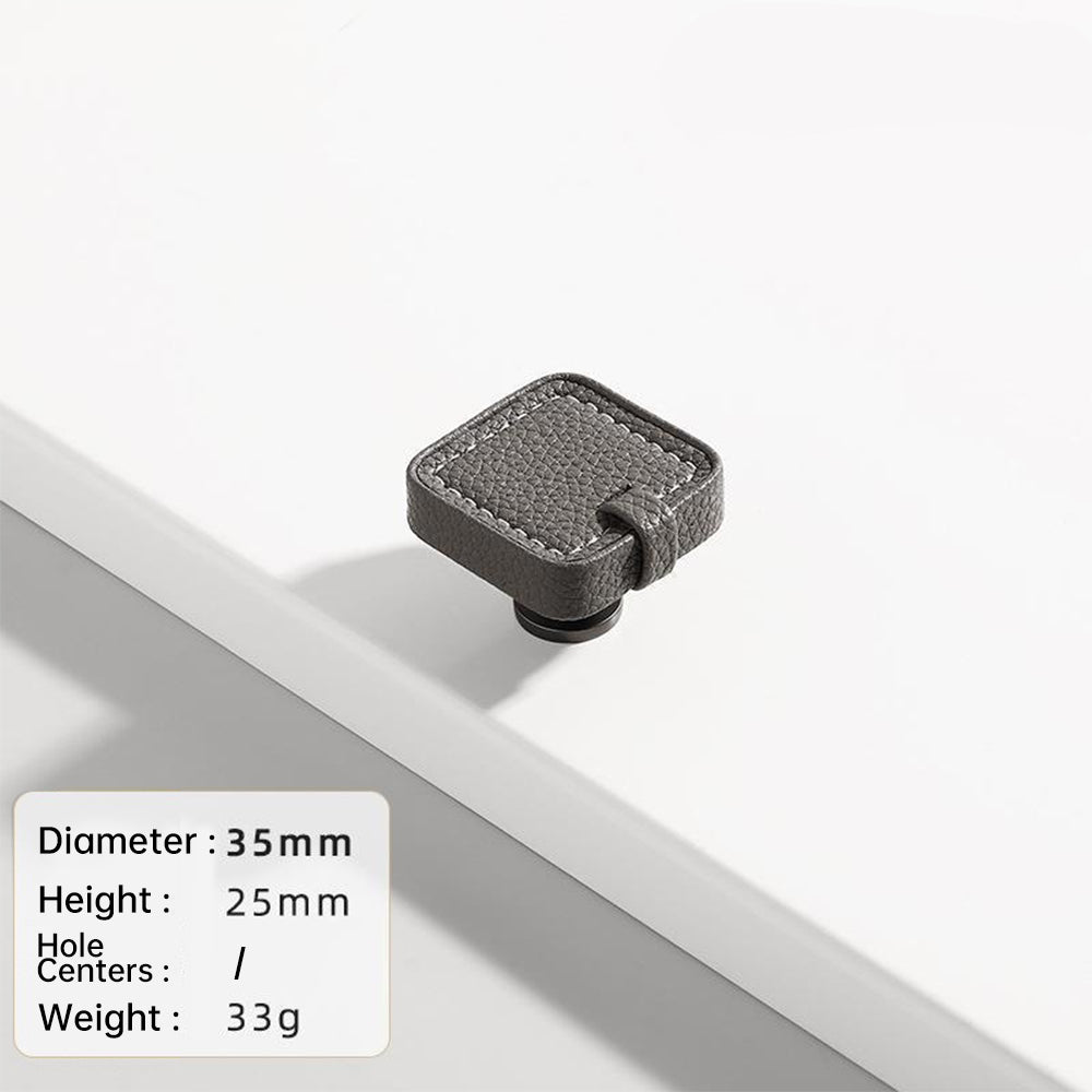 Stylish Leather Kitchen Cabinet Handles