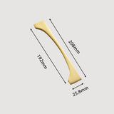 Modern Gold Brass Cabinet and Drawer Handles
