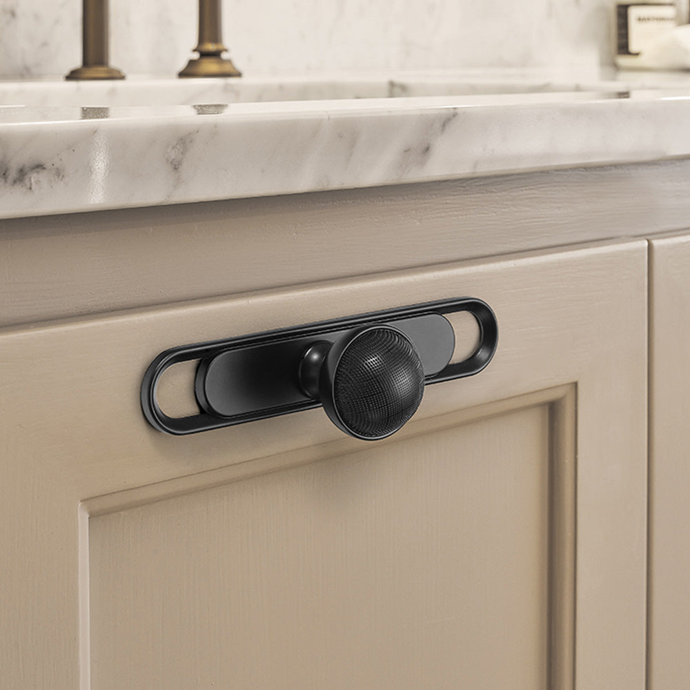 Gold Black Wardrobe Closet Handles and Knobs