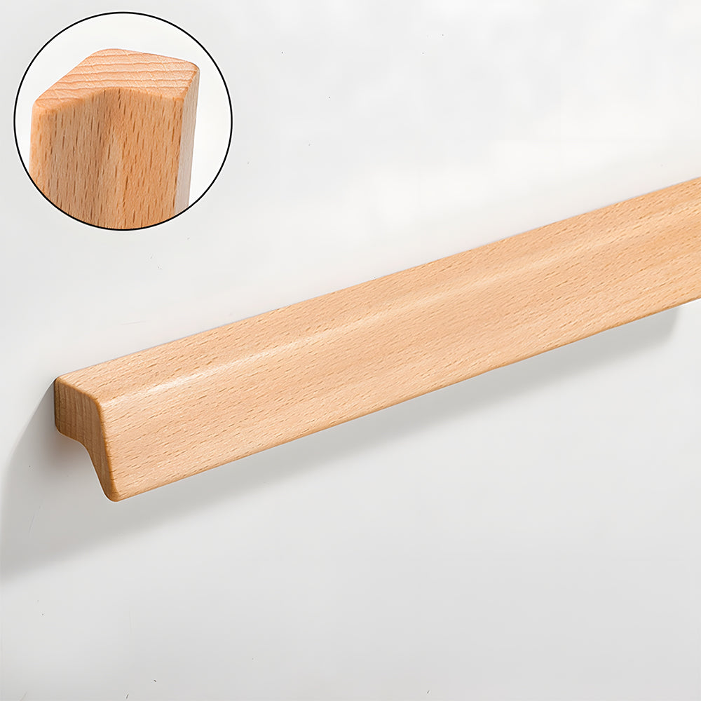 Natural Wood Lucky 7 Cabinet Handles