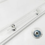 Simple Acrylic Transparent Bathroom Cabinet Handles