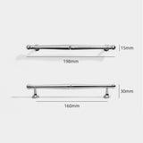 Modern Bright Chrome Brass Drawer Handle Kitchen Bar Furniture Handle