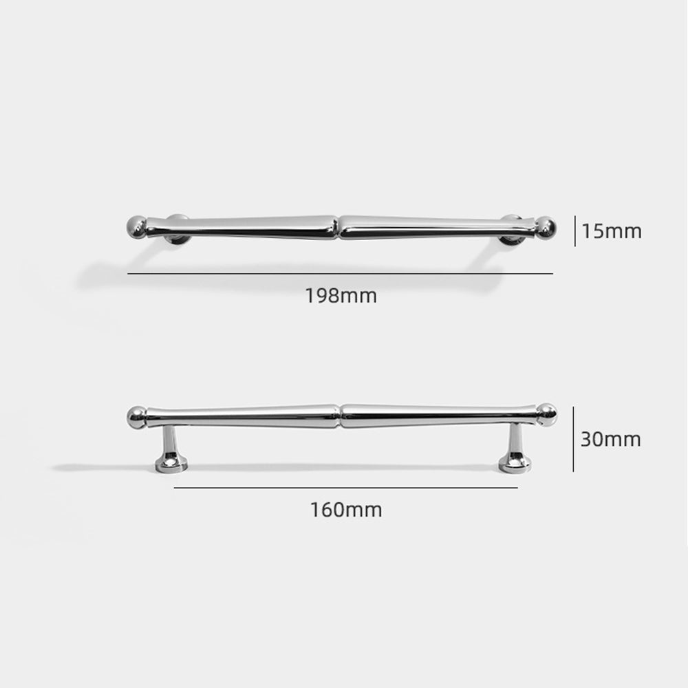 Modern Bright Chrome Brass Drawer Handle Kitchen Bar Furniture Handle