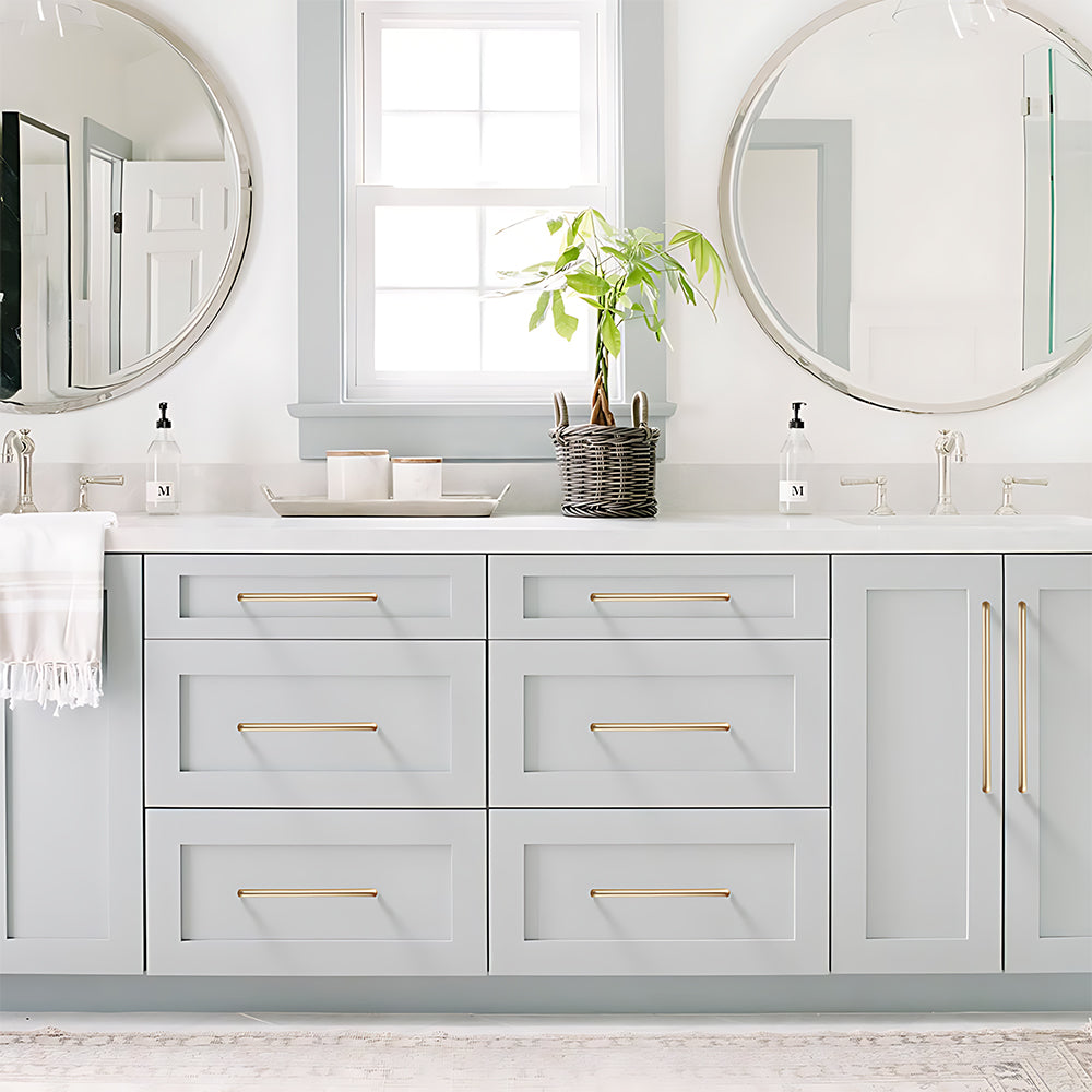 Simple Aluminum Alloy Rounded Arc Cabinet Handle