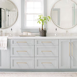 Simple Aluminum Alloy Rounded Arc Cabinet Handle
