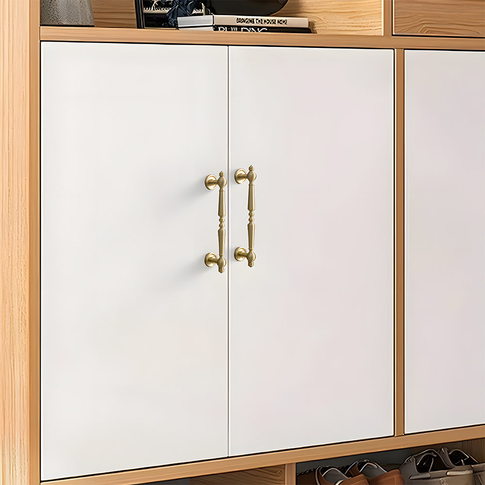 Vintage Simple Solid Brass Cabinet Pulls