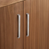 Contemporary Black Aluminum Alloy Kitchen Cabinet Handles