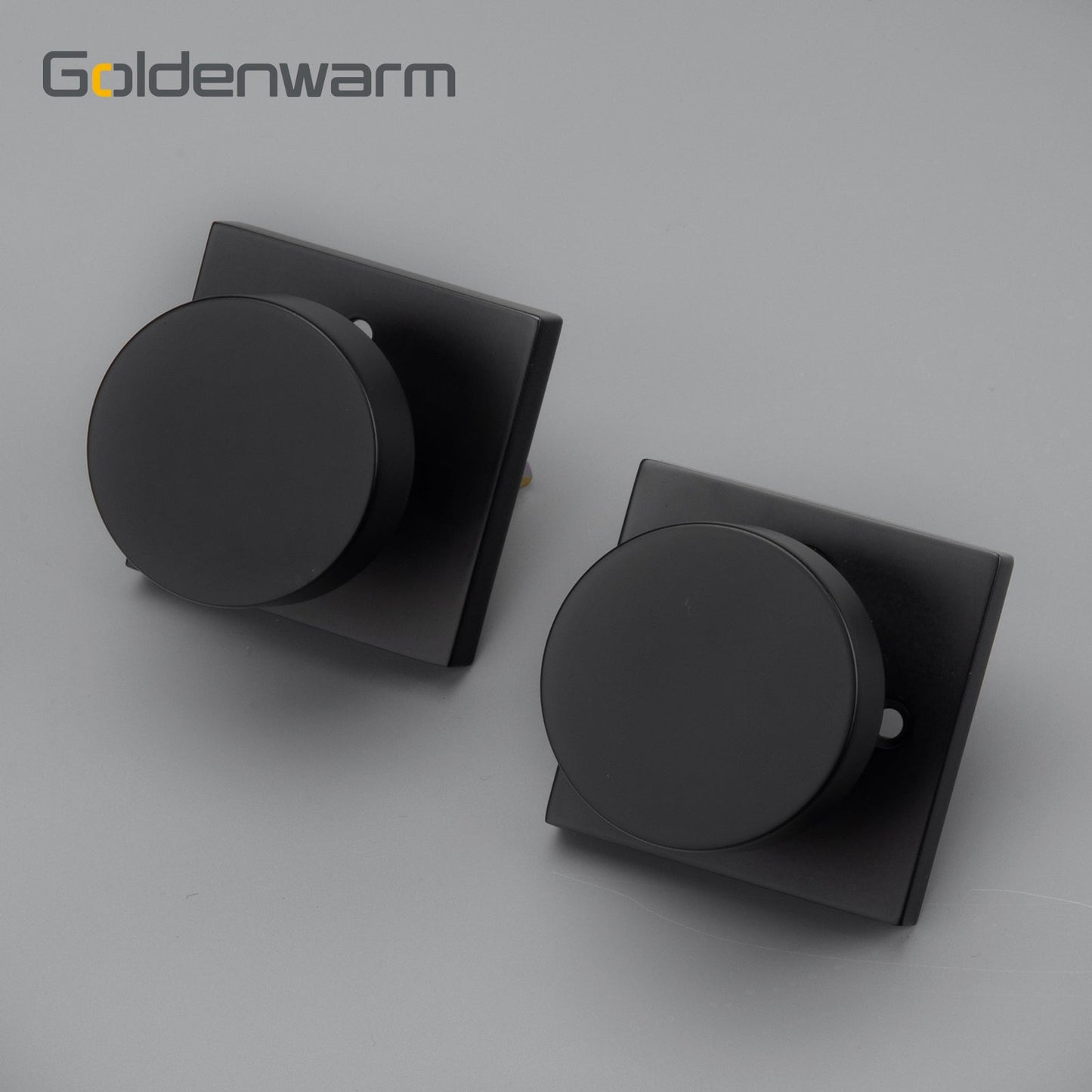 Zinc Alloy Square Passage Interior Door Knobs for Bedroom