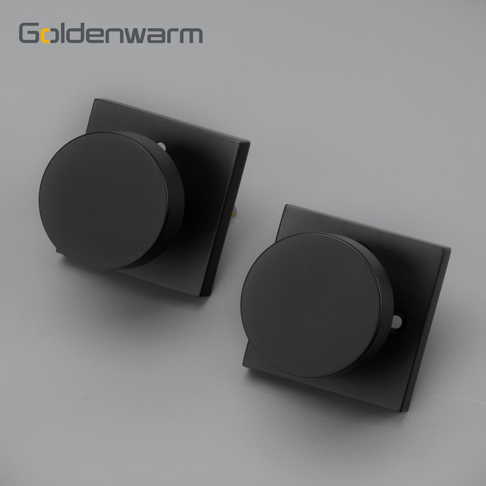 Zinc Alloy Square Passage Interior Door Knobs for Bedroom