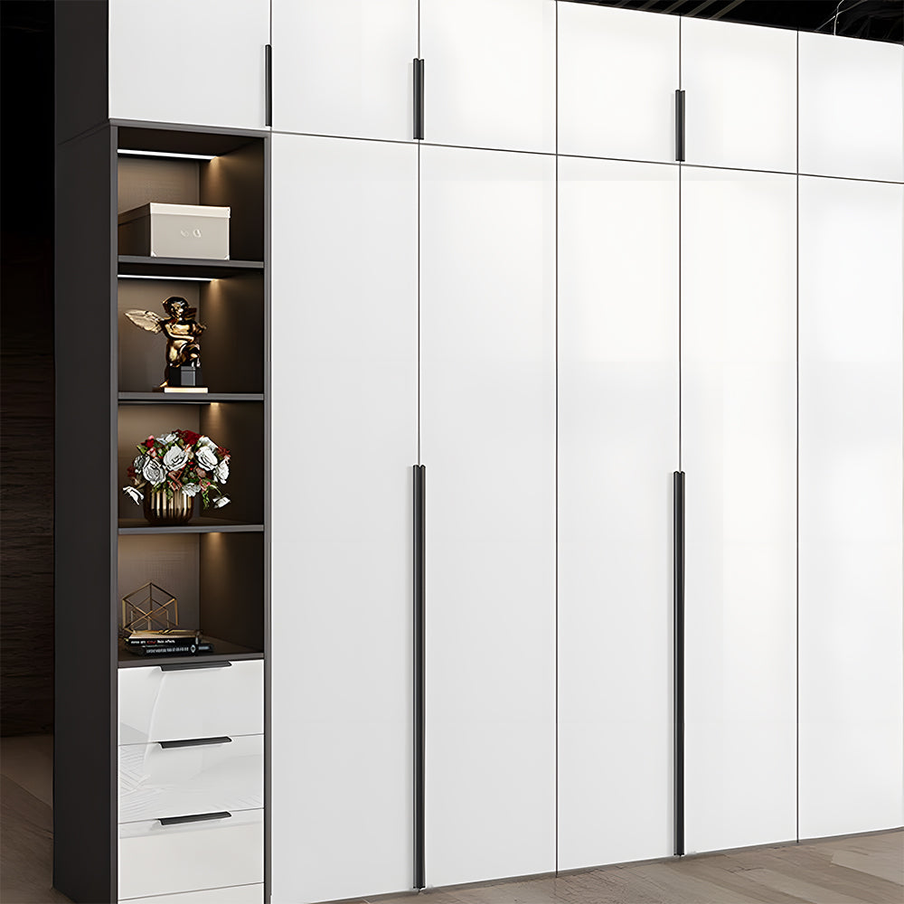 Aluminum Alloy Wardrobe Door Invisible Edge Cabinet Handles