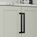 Modern Minimalist Zinc Alloy Square Cabinet Handle