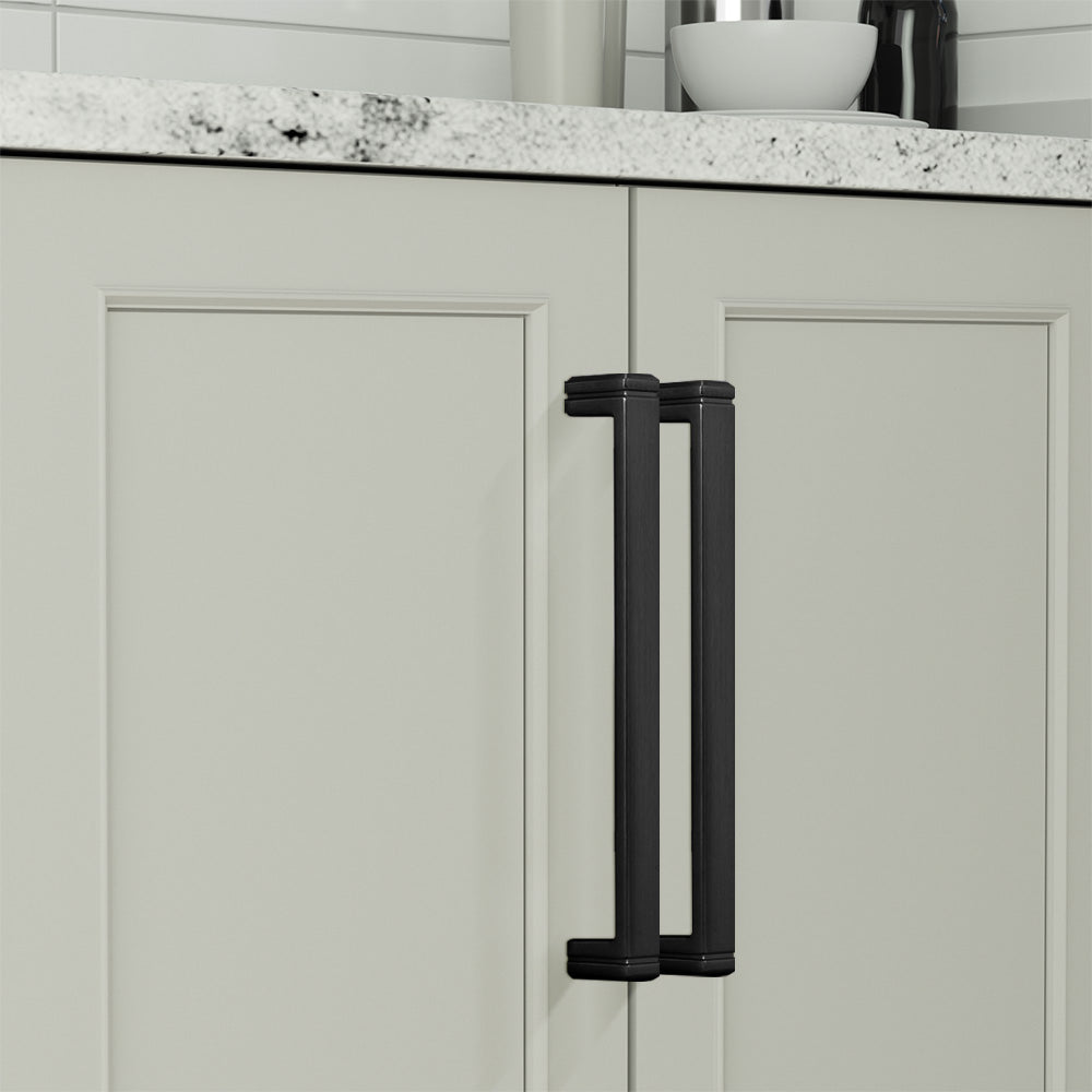 Modern Minimalist Zinc Alloy Square Cabinet Handle
