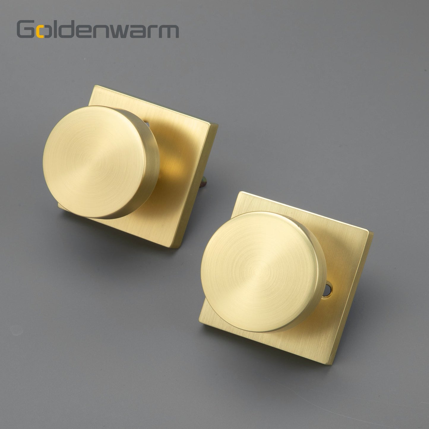 Zinc Alloy Square Passage Interior Door Knobs for Bedroom