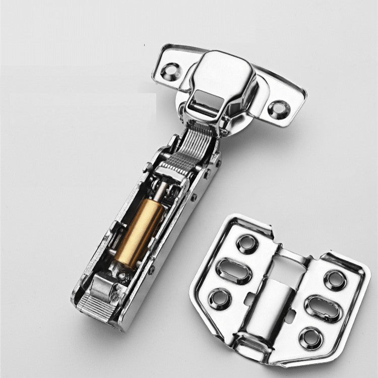 Cabinet Hinges Soft Close Hinges For Frameless Kitchen Cabinets Door 1.2mm Thickness Stainless Steel Nickel Plated Finish