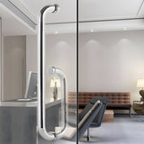 Bathroom 304 Stainless Steel Glass Door Handles