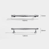 Modern Bright Chrome Brass Drawer Handle Kitchen Bar Furniture Handle