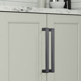 Modern Minimalist Zinc Alloy Square Cabinet Handle