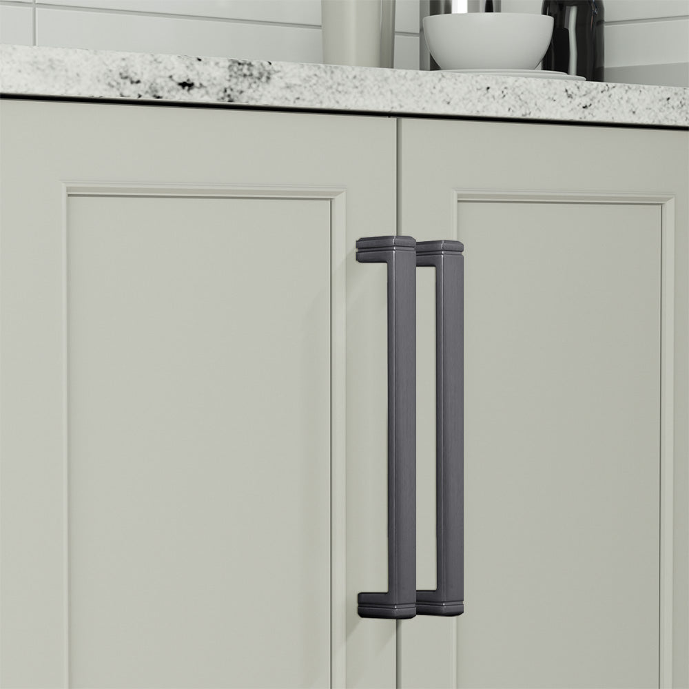 Modern Minimalist Zinc Alloy Square Cabinet Handle