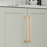 Modern Minimalist Zinc Alloy Square Cabinet Handle