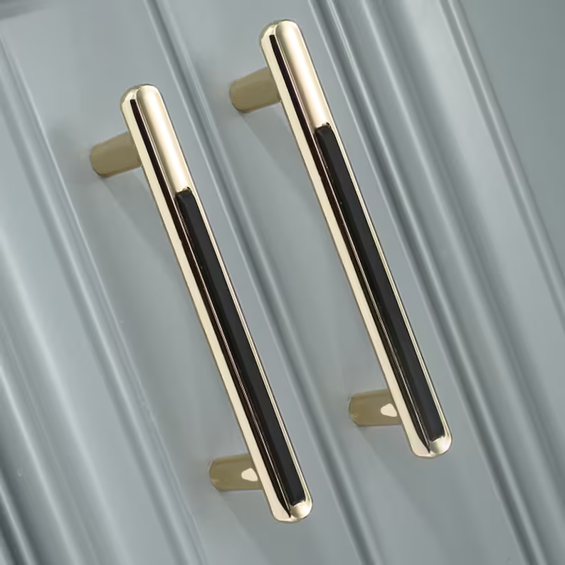Modern Two-Tone Cabinet Handles Wardrobe Pulls