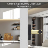 Zinc Alloy Black Gold Interior Door Handle Heavy Duty Door Lever