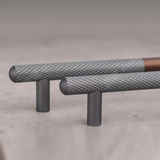 Stylish Patchwork Knurled Wardrobe Handle