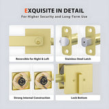 Entry Door Locksets Exterior Door Handle and Deadbolt Set