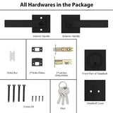 Entry Door Locksets Exterior Door Handle and Deadbolt Set