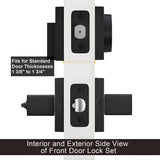 Entry Door Locksets Exterior Door Handle and Deadbolt Set