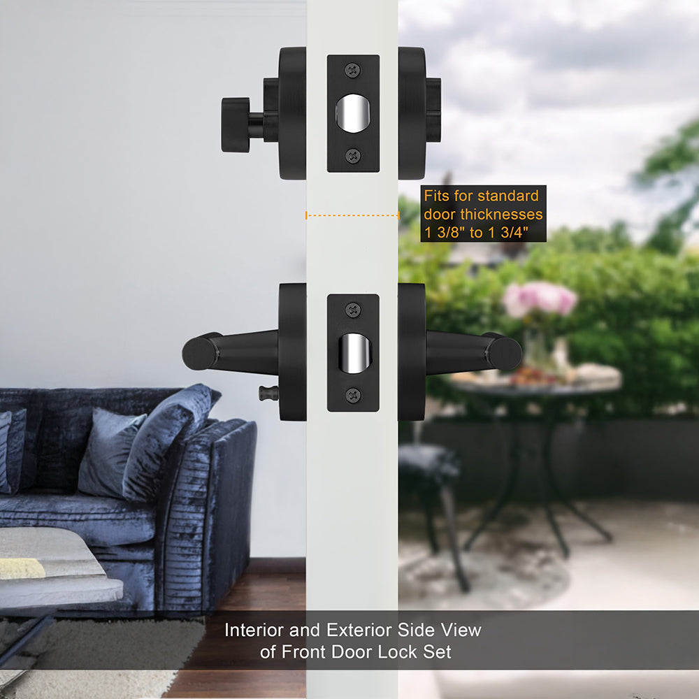 Entry Door Handle with Deadbolt Front Door Locksets